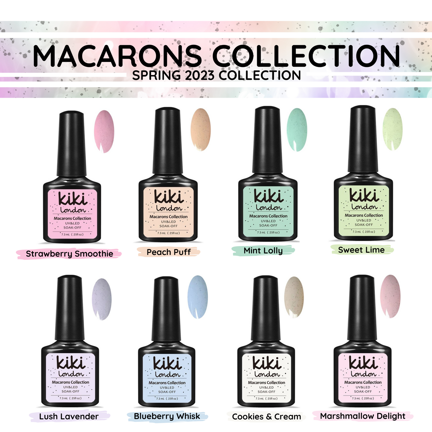 MACARONS SPRING 2023 COLLECTION 8stks 7.3ml