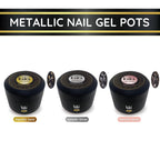 Nail-Art-Gel Metallic Gel Pot Rosa – Kiki London
