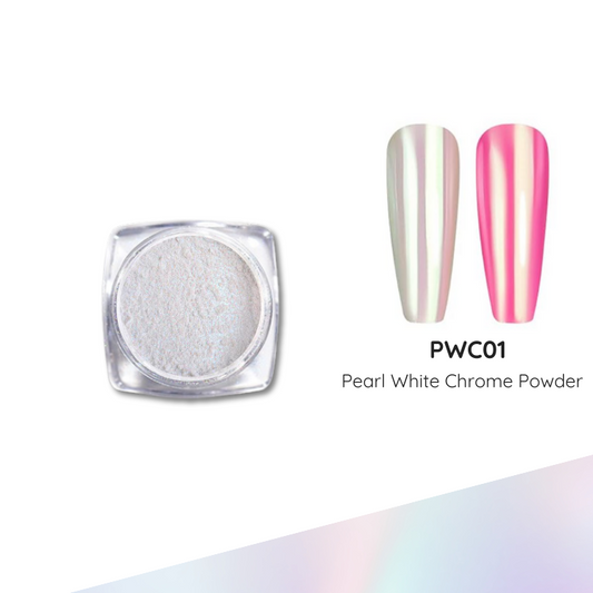 Pearl White Chrome Powder