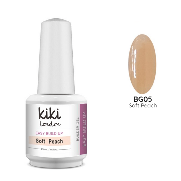 Easy Build Up Builder Gel Soft Peach 15ml