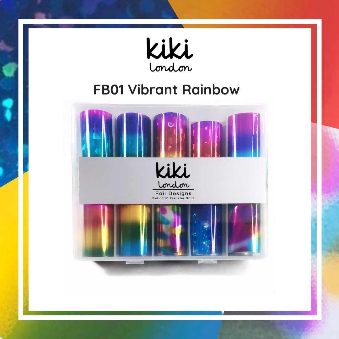 Nail Foil Vibrant Rainbow - Kiki London Benelux