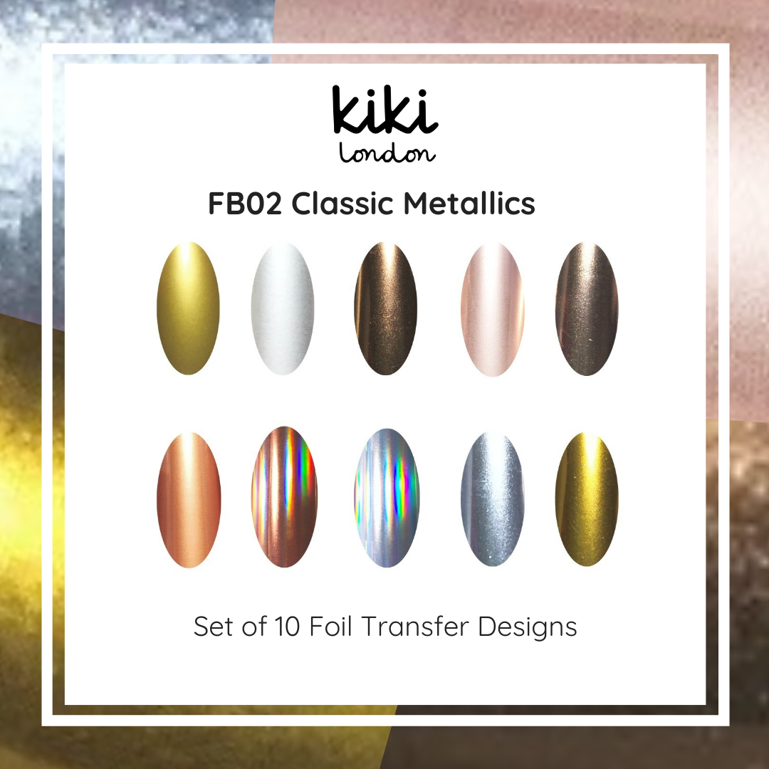 Nail Foil Classic Metallics - Kiki London Benelux