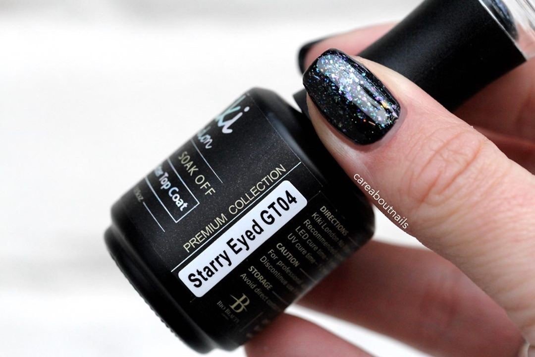 Starry Eyed No Wipe Glitter Top Coat 15ml - Kiki London Benelux