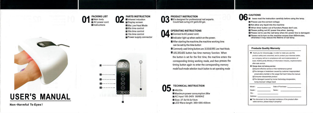 Deluxe 96W LED lamp